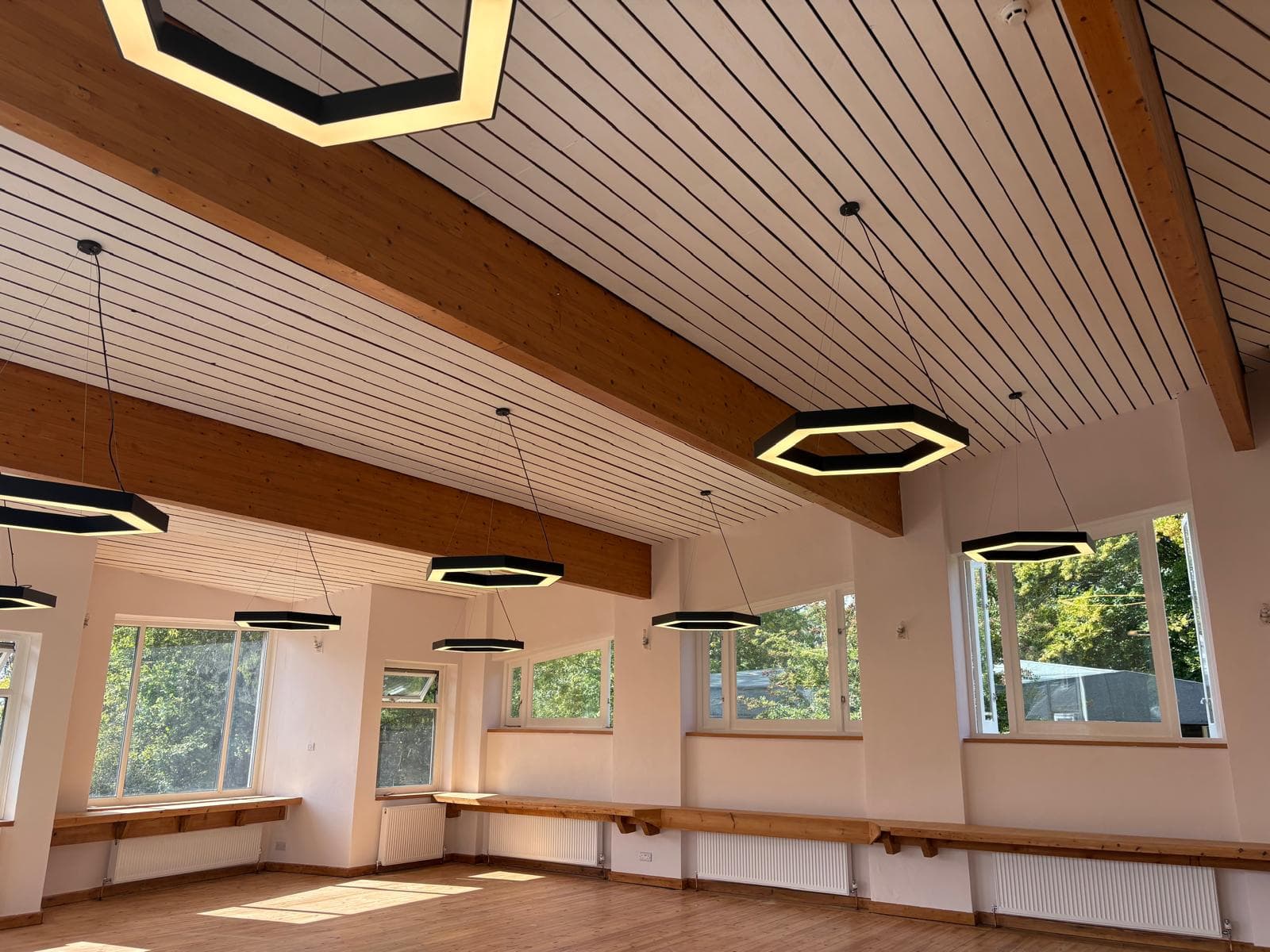 Commercial Hall Lighting in Ashurst Wood